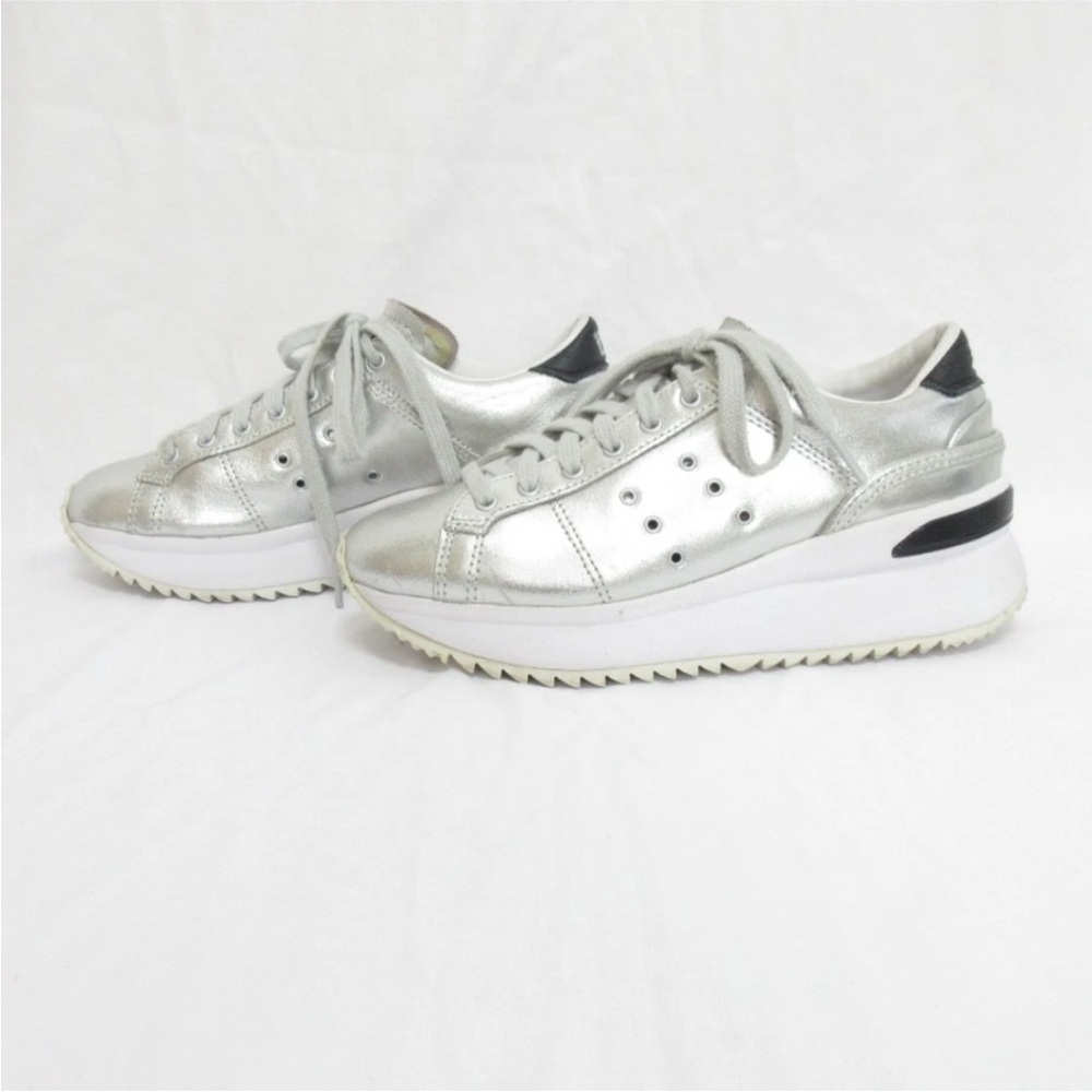 Onitsuka Tiger Lawnship PF Platform Sneaker Silver